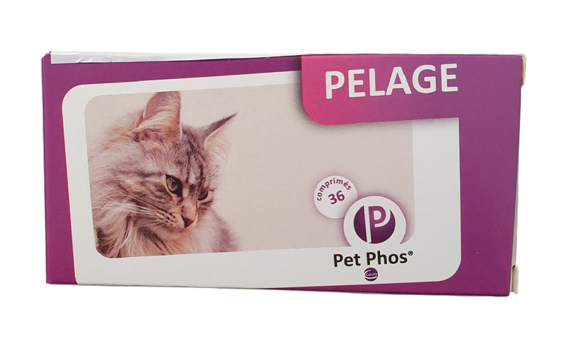 Pet Phos Felin Pelage, 36 tablete