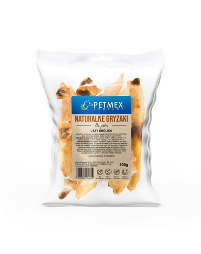 PETMEX Urechi iepure pentru caine 100 g