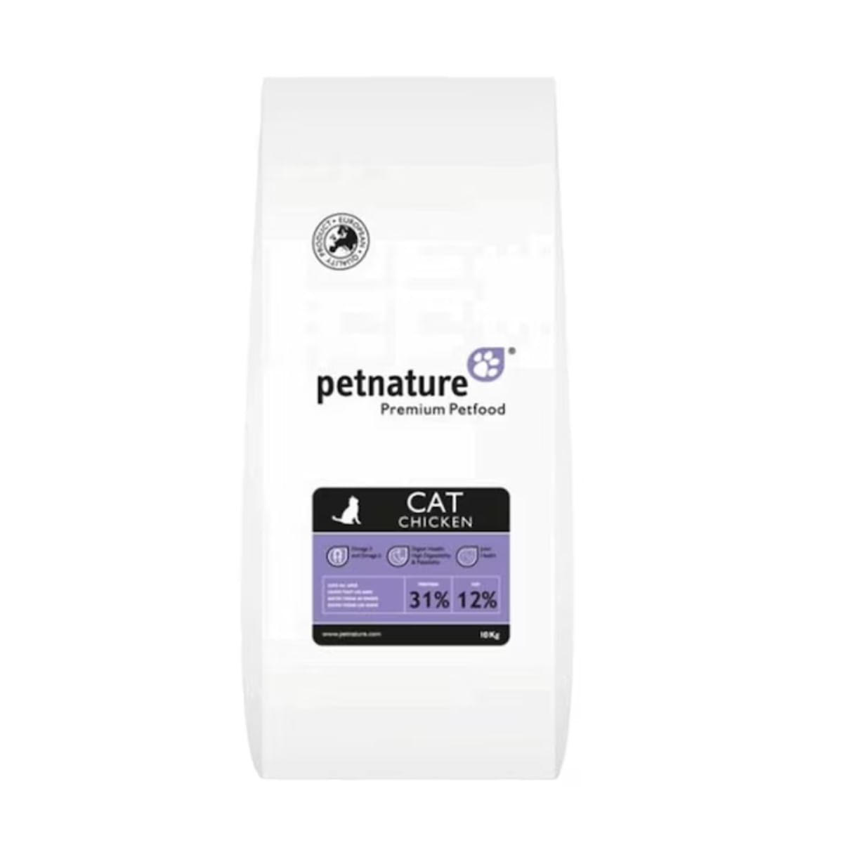 PETNATURE, Pui, hrană uscată pisici, 10kg - poza 2