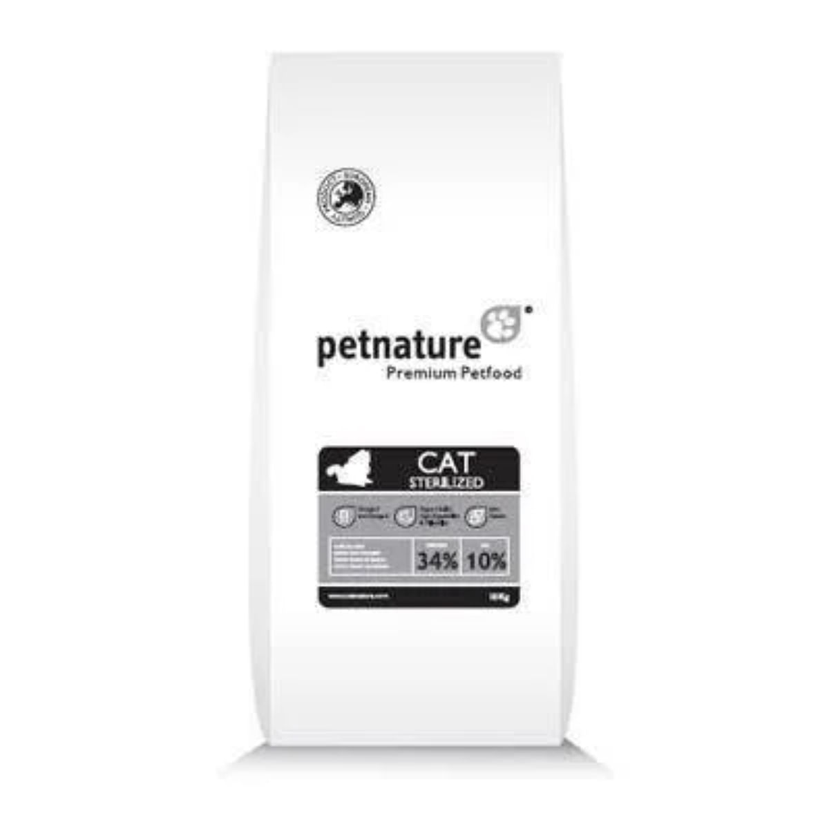 PETNATURE Sterilised, Pasăre, hrană uscată pisici sterilizate, 2kg - poza 1
