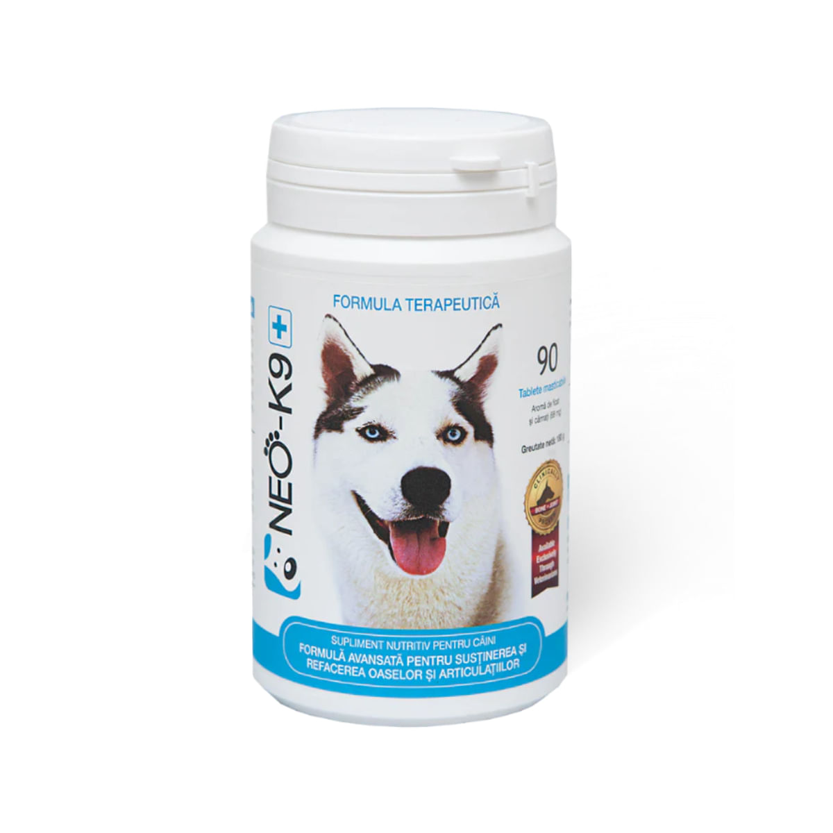 PETSWELL NEO K-9, supliment sistem articular, sistem osos câini, comprimate PETSWELL NEO K-9, XS-XL, supliment sistem articular, sistem osos câini, flacon, 90 comprimate - poza 1