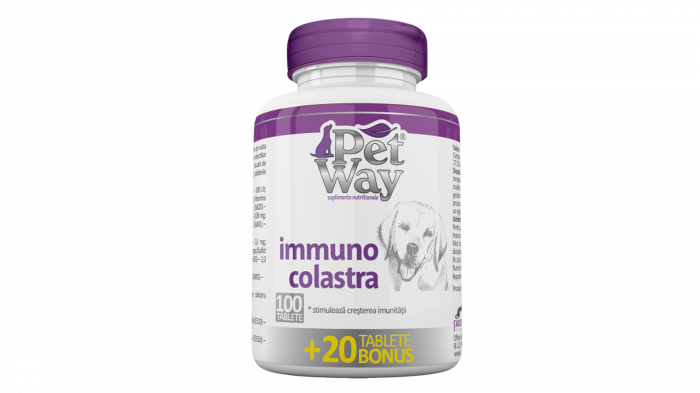PetWay Immuno Colastra, 100 tablete + 20 BONUS