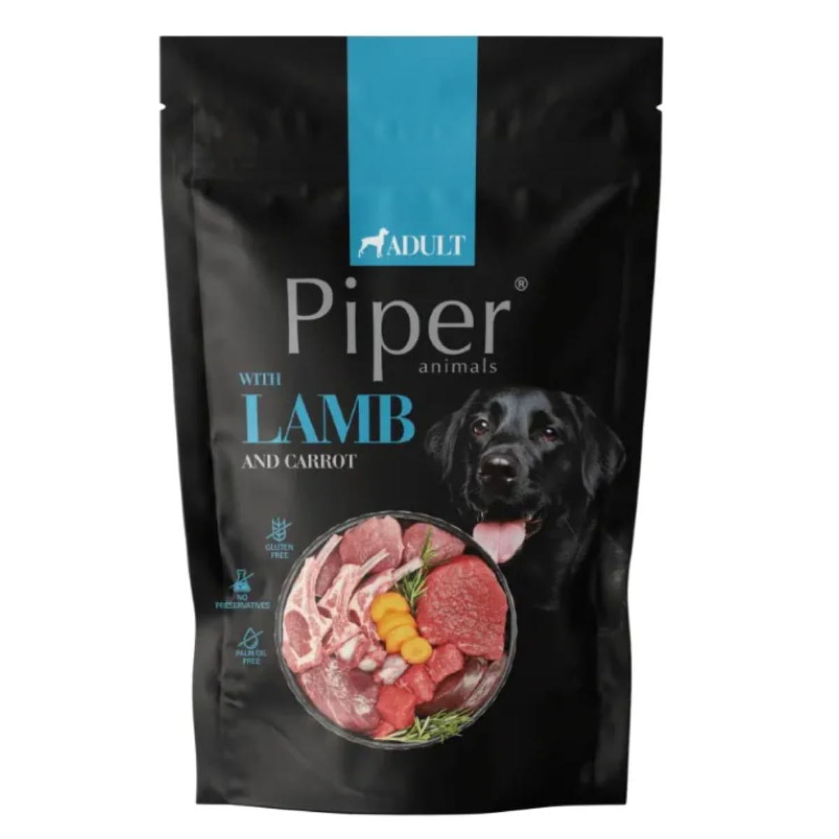 PIPER Animals, XS-XL, Miel și Morcov, plic hrană umedă câini, (în aspic), 500g - poza 2