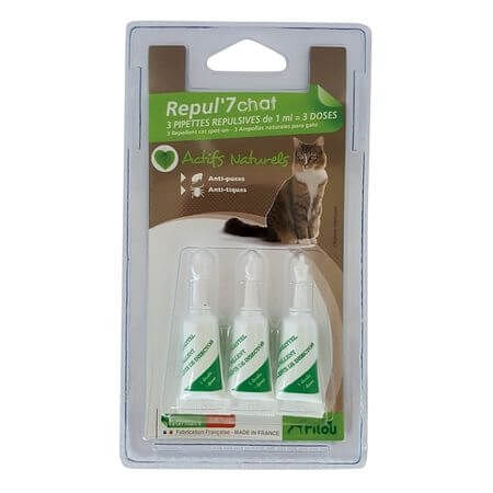 Pipeta Antiparazitara Pilou Pisica, 3 X 1 ml - poza 1