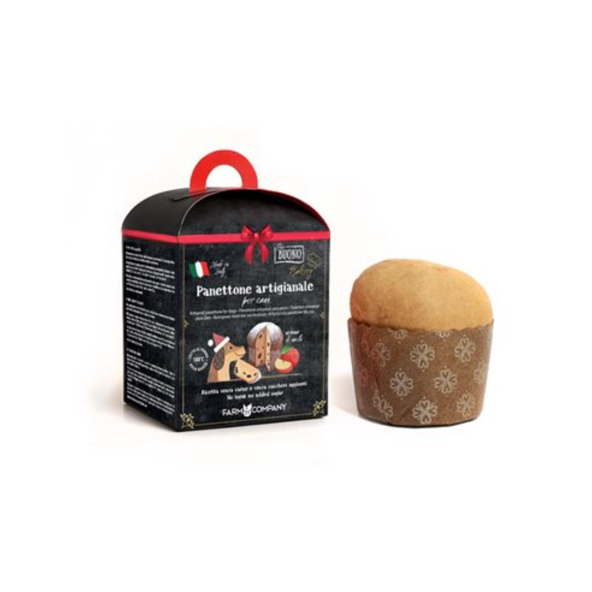 PIU BUONO Panettone Artizanal, XS-XL, Mere, cutie recompense câini, 100g - poza 3
