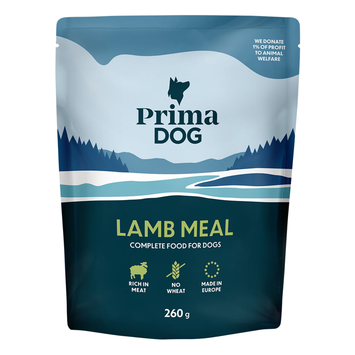 PRIMA DOG Meal, XS-XL, Miel, plic hrană umedă câini, (în aspic), bax, 260g x 12buc - poza 1