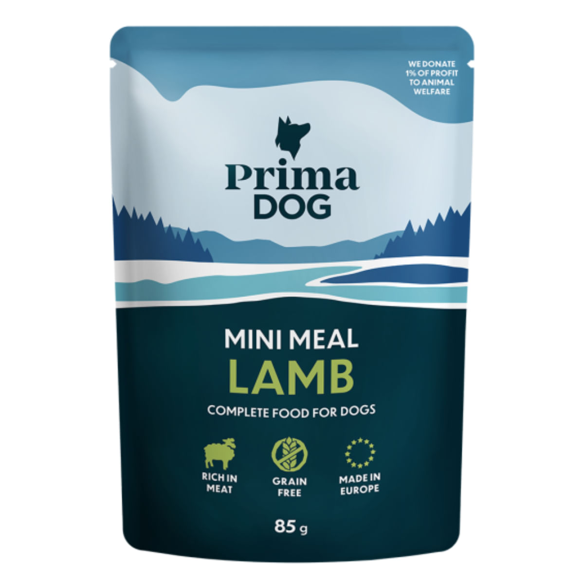 PRIMA DOG Mini Meal, XS-XL, Miel, plic hrană umedă fără cereale câini, (în sos), bax, 85g x 24buc - poza 2