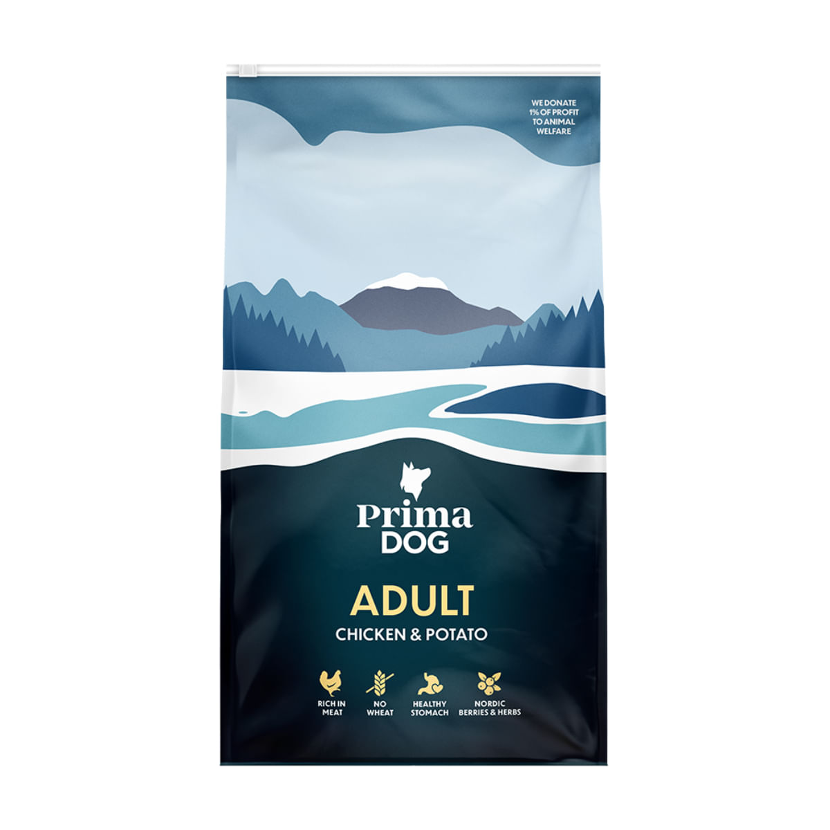 PRIMA DOG, XS-XL, Pui și Cartofi, hrană uscată câini, 10kg - poza 1