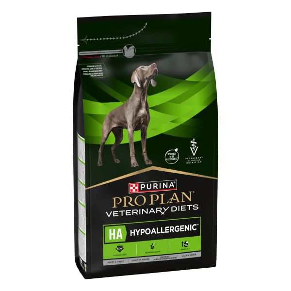 PRO PLAN VETERINARY DIETS® HA Hypoallergenic, dietă veterinară pentru câini