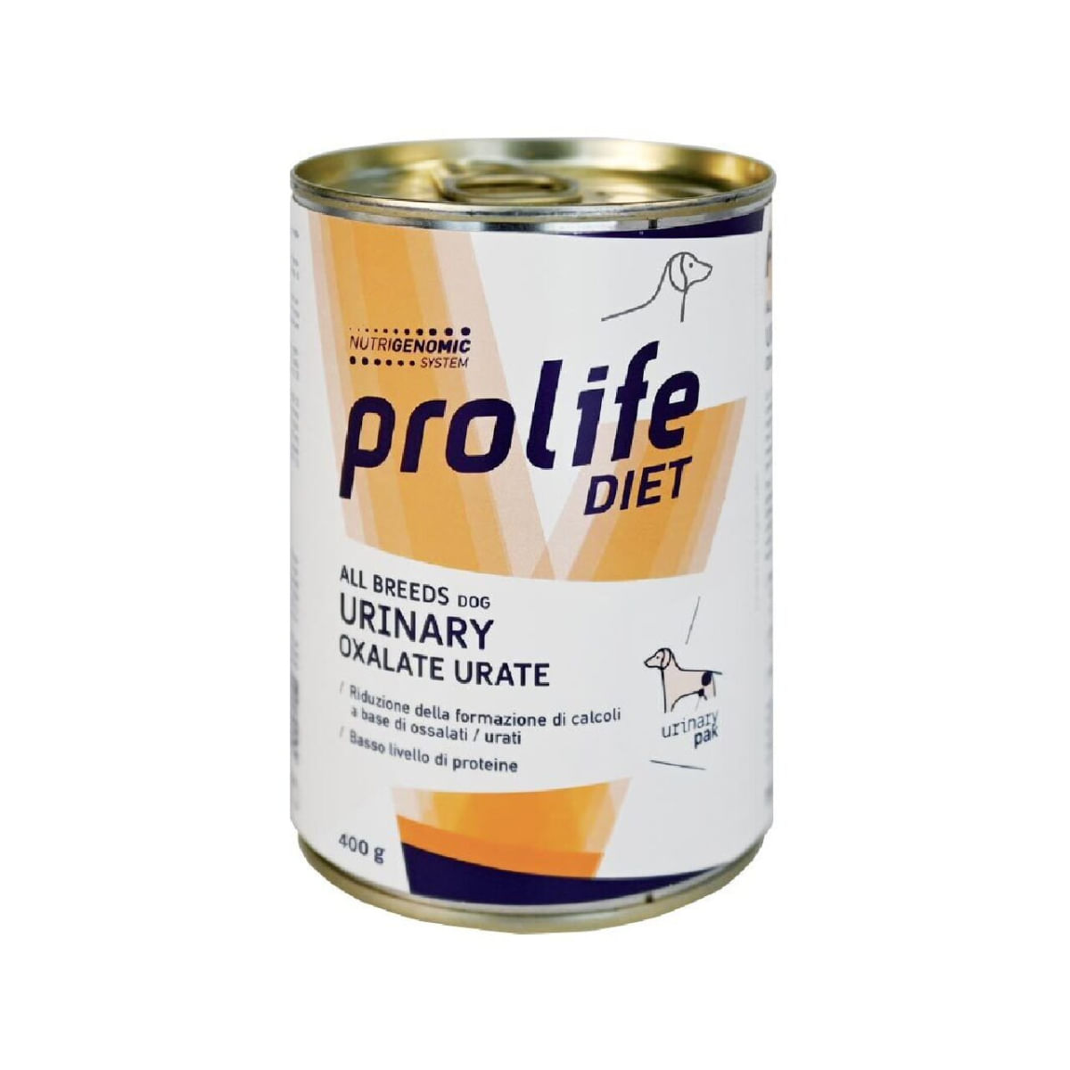 PROLIFE Diet Urinary Oxalate Urate, XS-XL, Pui, dietă veterinară, conservă hrană umedă câini, sistem urinar, (în aspic), 400g - poza 1