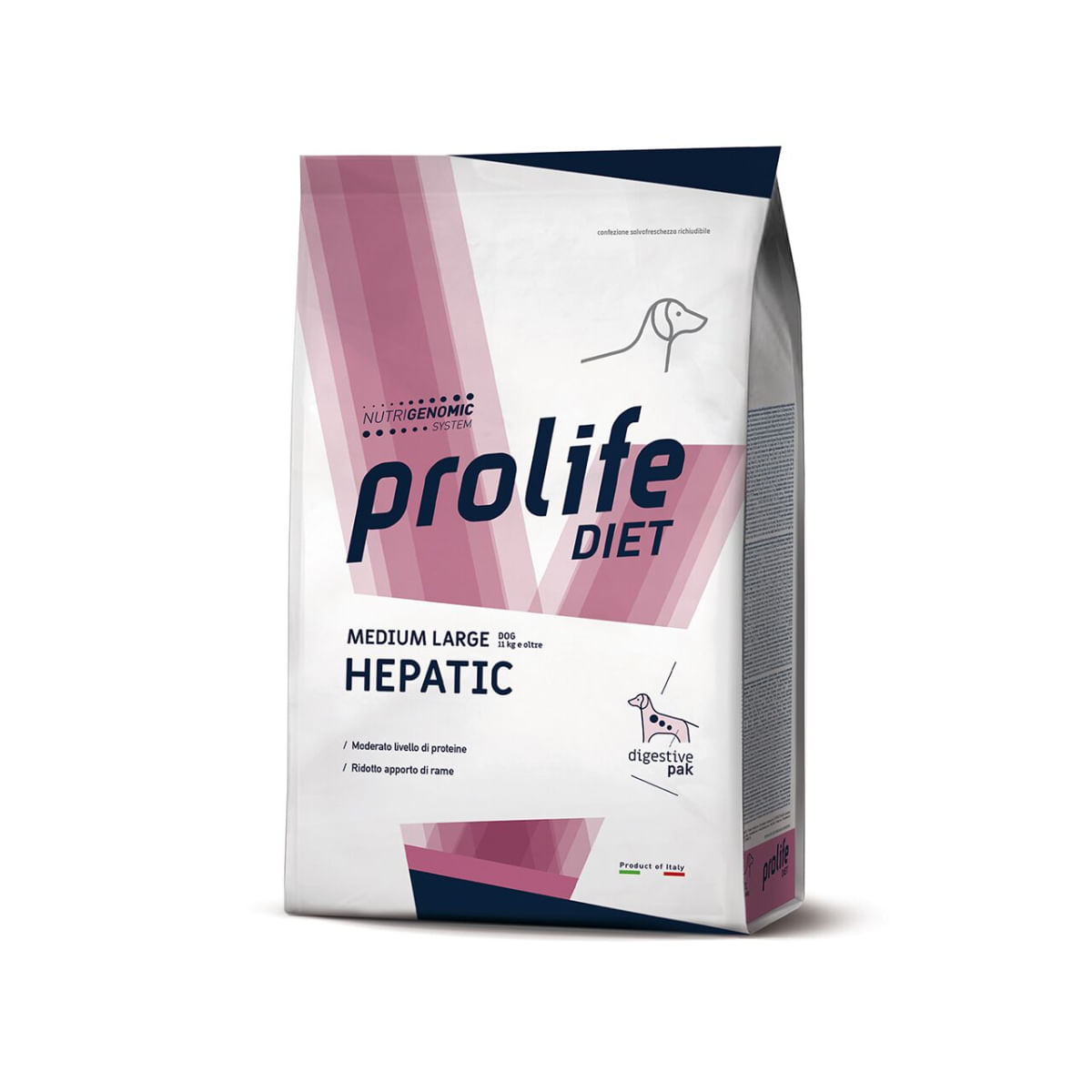 PROLIFE Hepatic, M-XL, Pui, dietă veterinară, hrană uscată câini, sistem hepatic, 8kg - poza 1