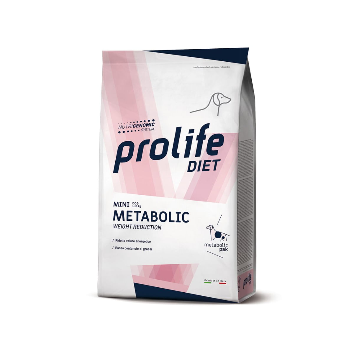 PROLIFE Mini Metabolic Weight Reduction, XS-S, Somon, dietă veterinară, hrană uscată câini, obezitate, 5kg - poza 2