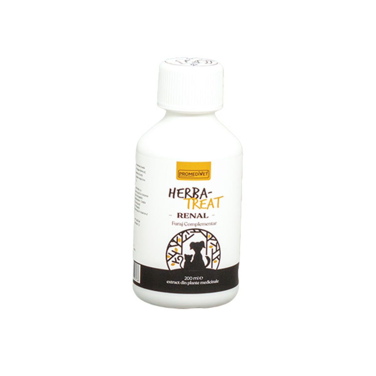PROMEDIVET Herba-Treat Renal, supliment sistem renal câini, suspensie orală PROMEDIVET Herba-Treat Renal, XS-XL, supliment sistem renal câini și pisici, flacon, 200ml suspensie orală - poza 2