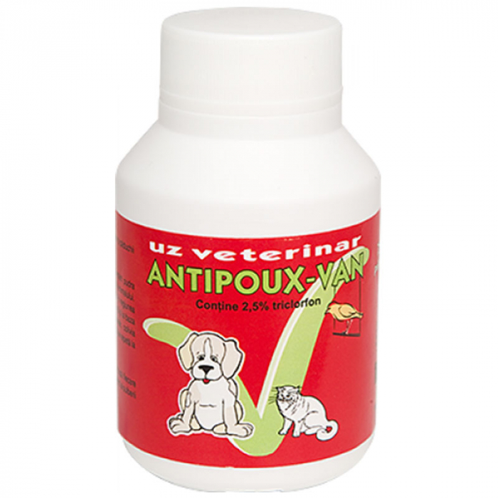 Pulbere antiparazitara de uz extern Antipoux Plant 75 gr