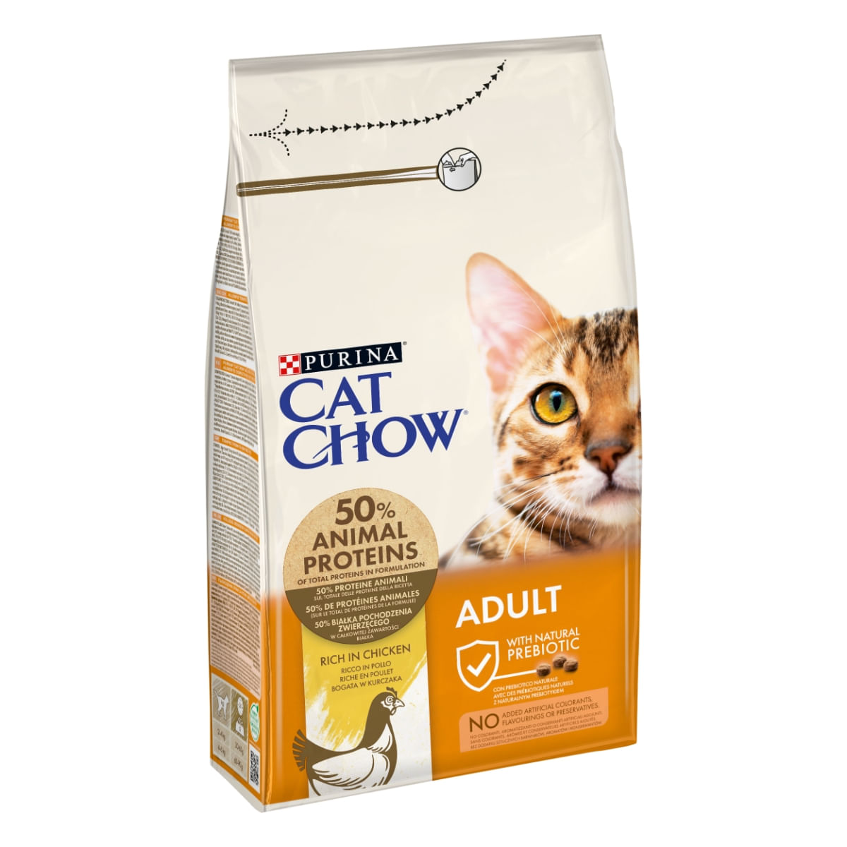 PURINA Cat Chow Adult, Pui, hrană uscată pentru pisici, 1.5kg - poza 1
