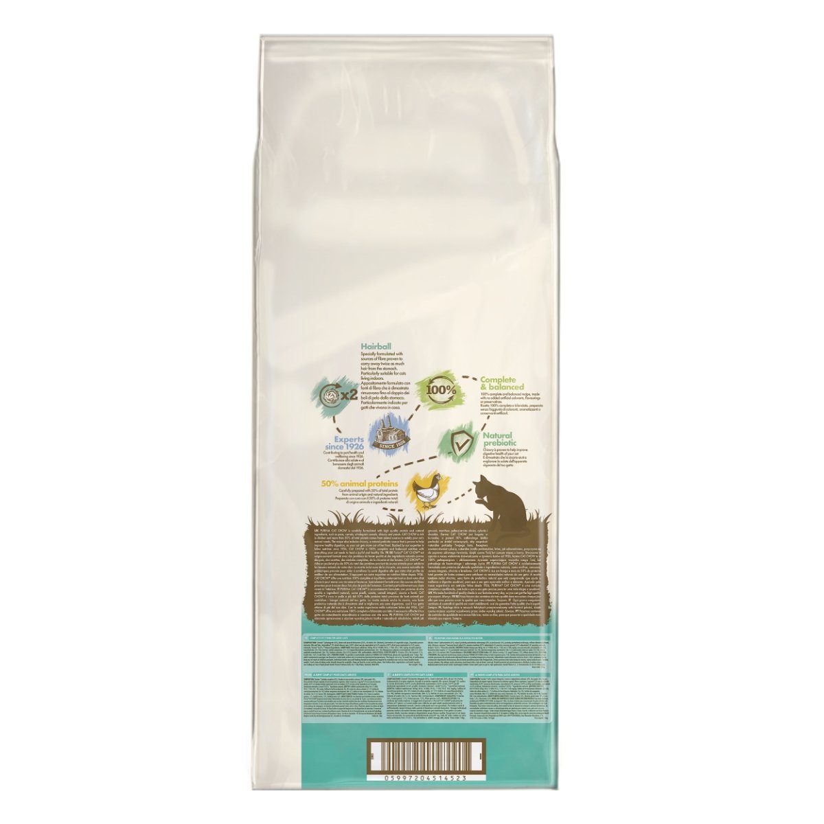 PURINA Cat Chow Hairball Control, Pui, hrană uscată pentru pisici, limitarea ghemurilor de blană, 15kg - poza 3