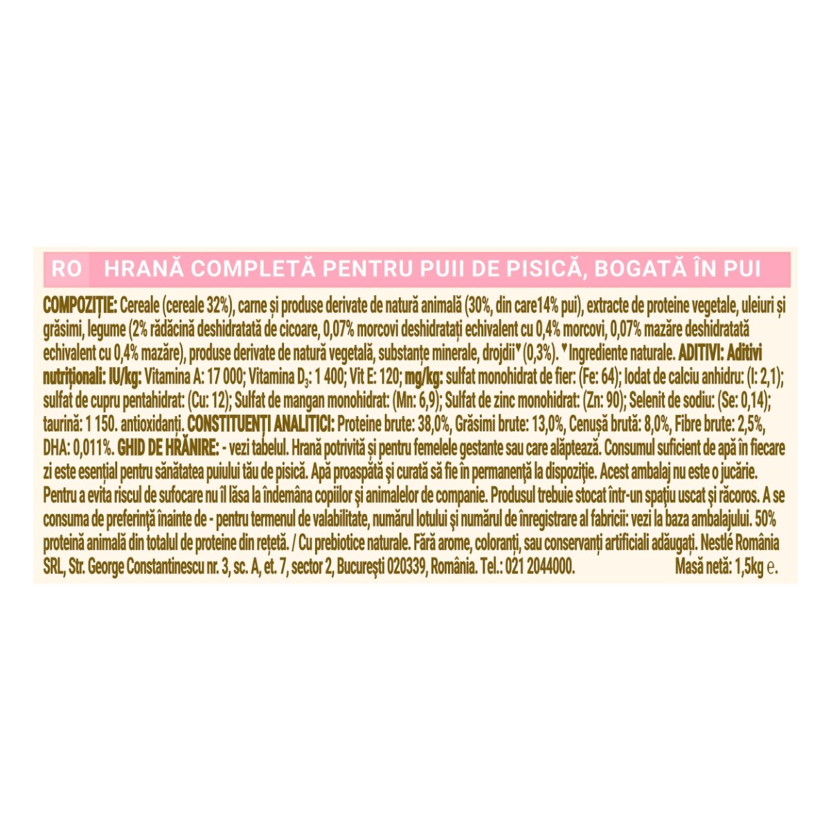 PURINA Cat Chow Kitten, Pui, hrană uscată pentru pisici junior, 1.5kg - poza 5