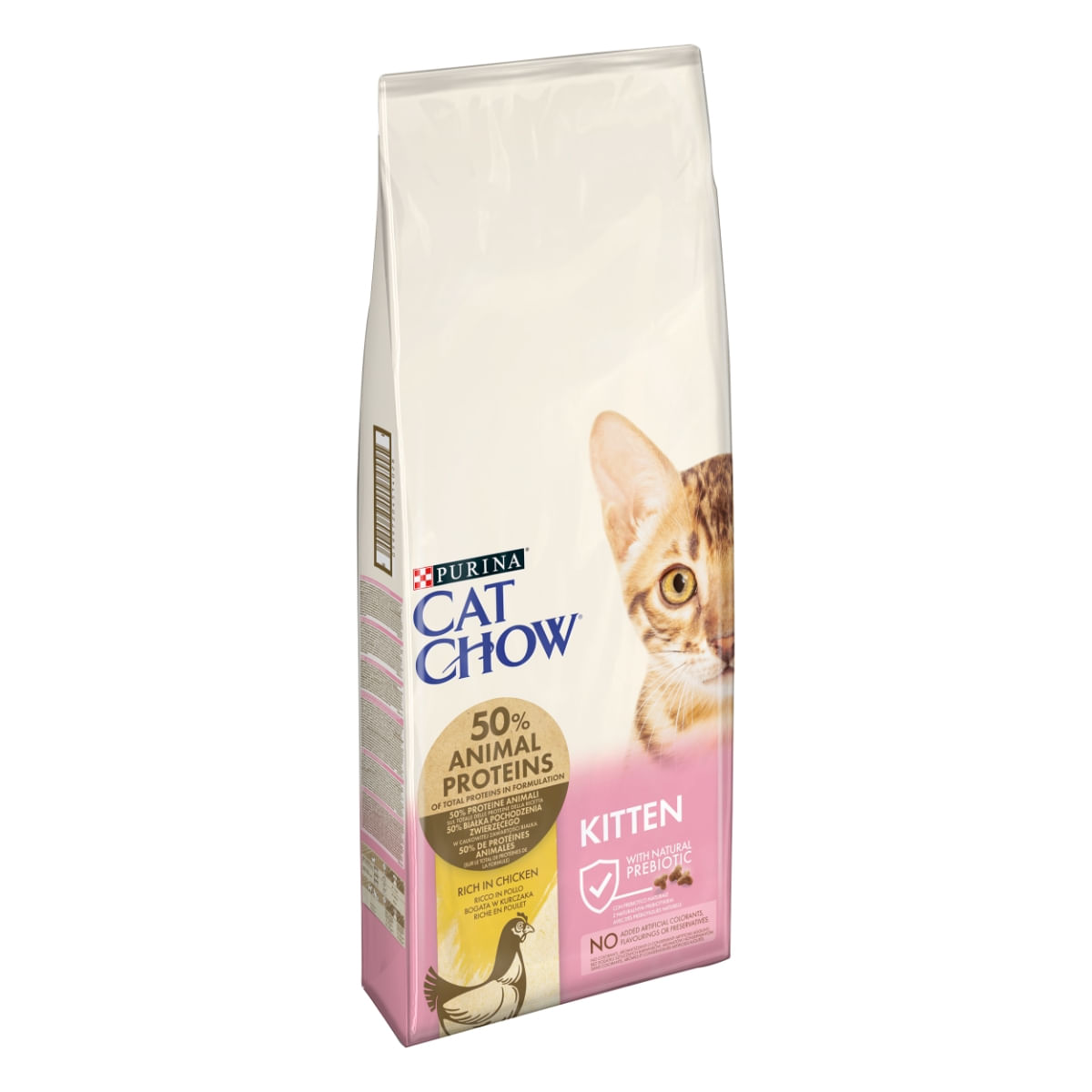 PURINA Cat Chow Kitten, Pui, hrană uscată pentru pisici junior, 15kg - poza 1
