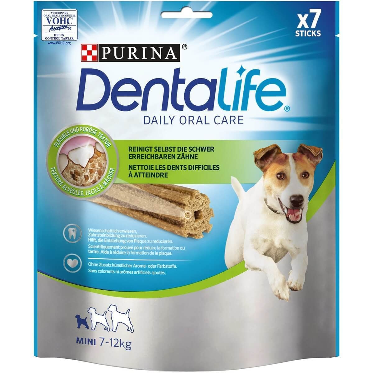 PURINA Dentalife Adult Small, recompense câini de talie mică, batoane, 7buc - poza 1