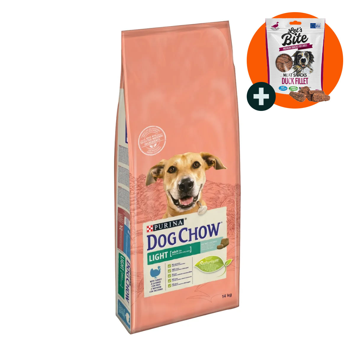 PURINA Dog Chow Adult Light, Curcan, hrană uscată câini, managementul greutății, 14kg