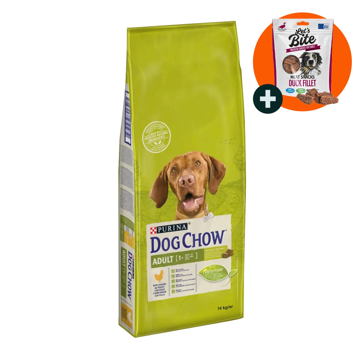 PURINA Dog Chow Adult M, Pui, hrană uscată câini, 14kg - poza 2