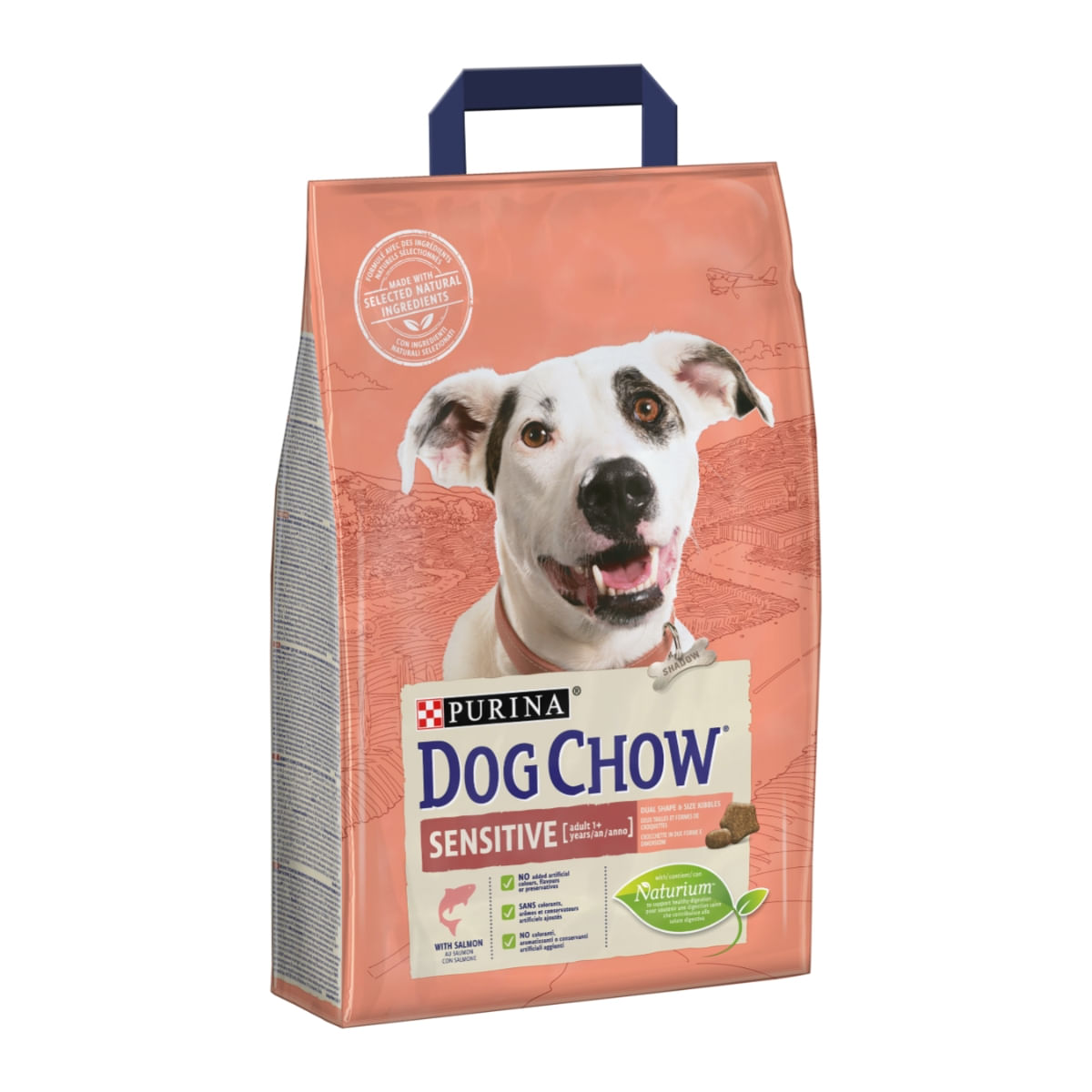PURINA Dog Chow Adult Sensitive, Somon, hrană uscată câini, sensibilități digestive, 2.5kg - poza 1