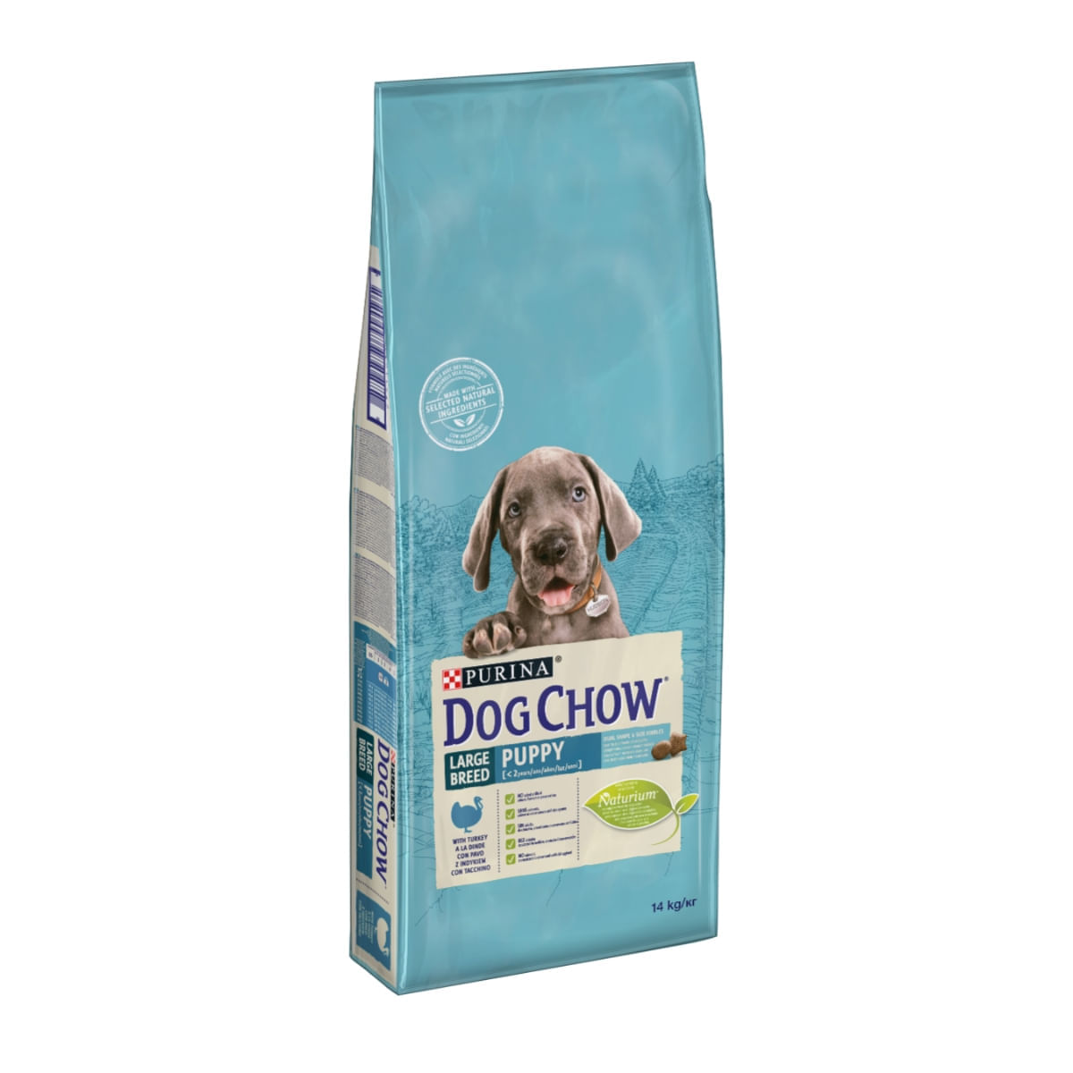 PURINA Dog Chow Puppy L-XL, Curcan, hrană uscată câini junior, 14kg - poza 3