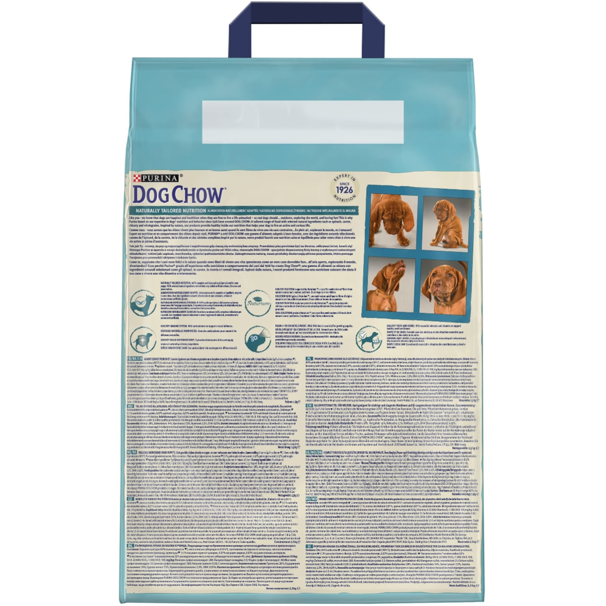 PURINA Dog Chow Puppy M, Miel, hrană uscată câini junior, 2.5kg - poza 5