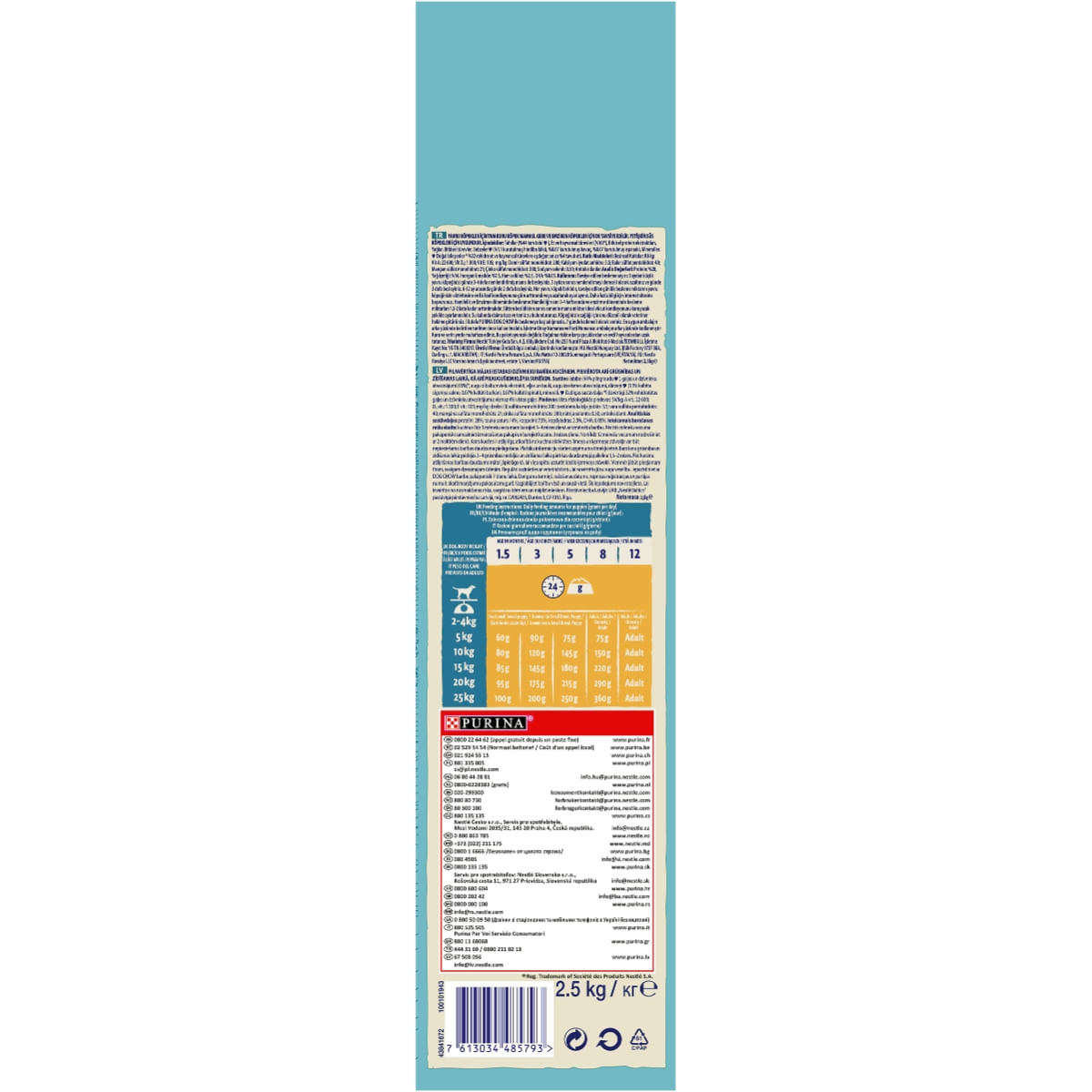 PURINA Dog Chow Puppy M, Pui, hrană uscată câini junior, 2.5kg - poza 4