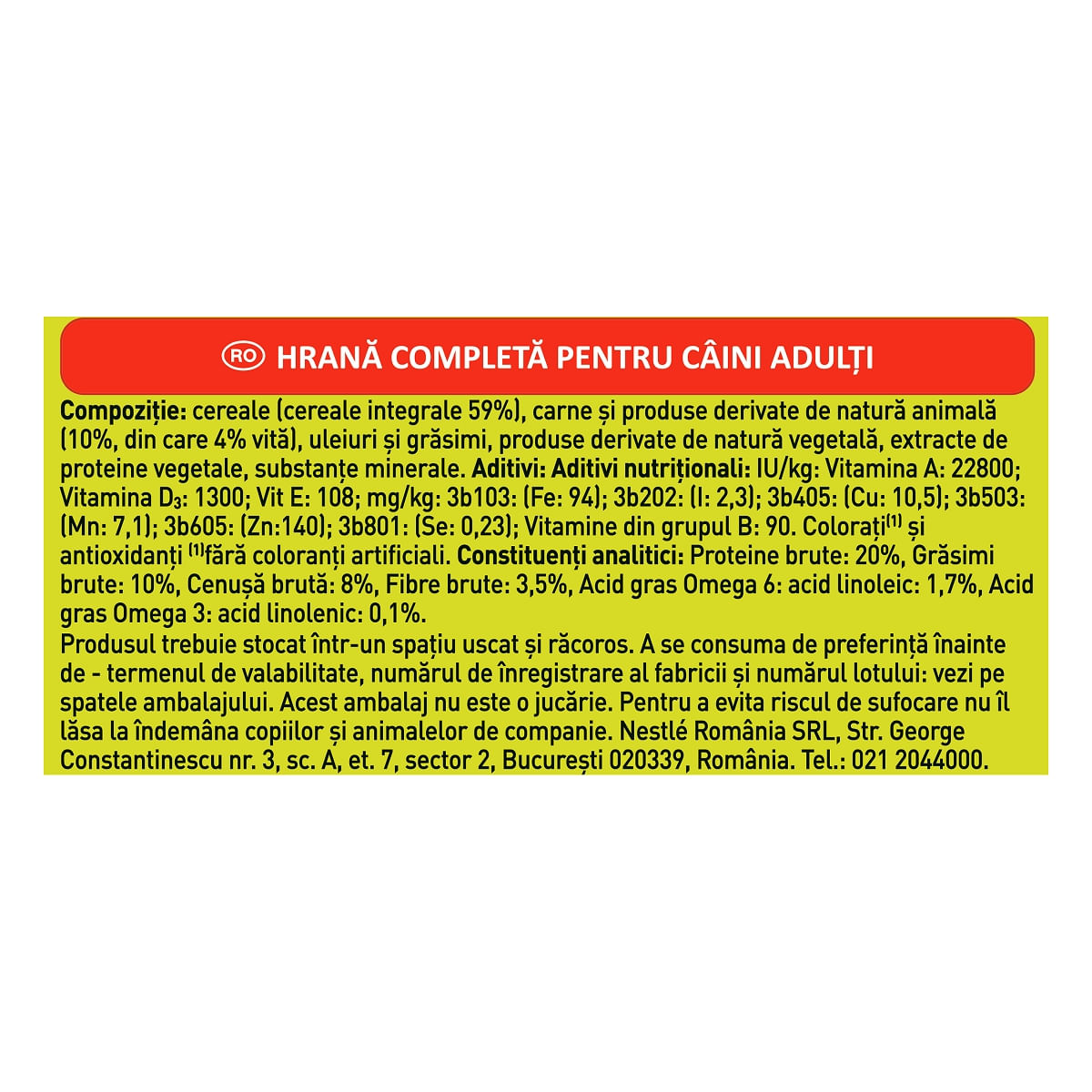 PURINA Friskies Adult Active, Vită, hrană uscată câini, activitate intensă, 10kg - poza 3
