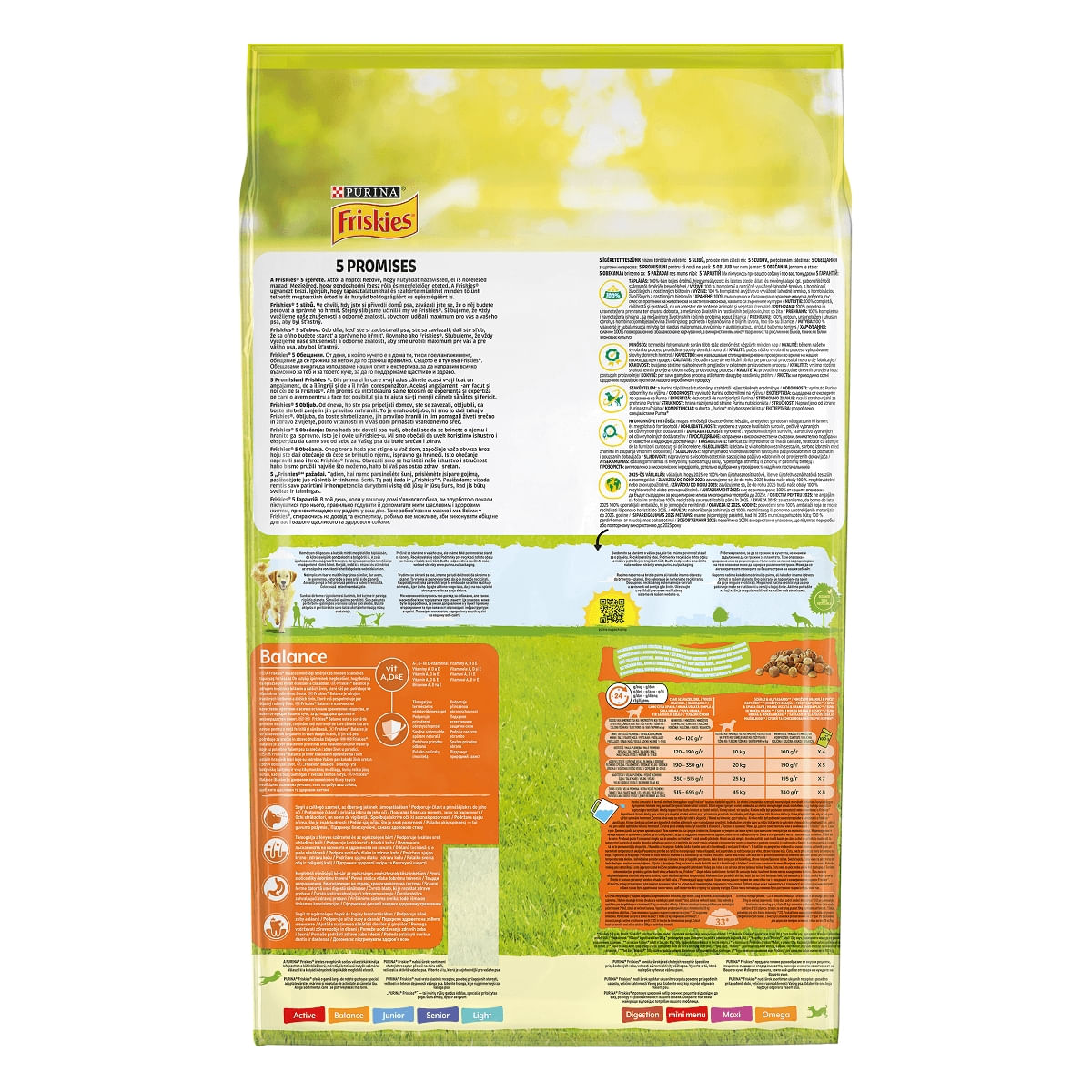 PURINA Friskies Adult Balance, Pui cu Legume, hrană uscată câini, 10kg - poza 5