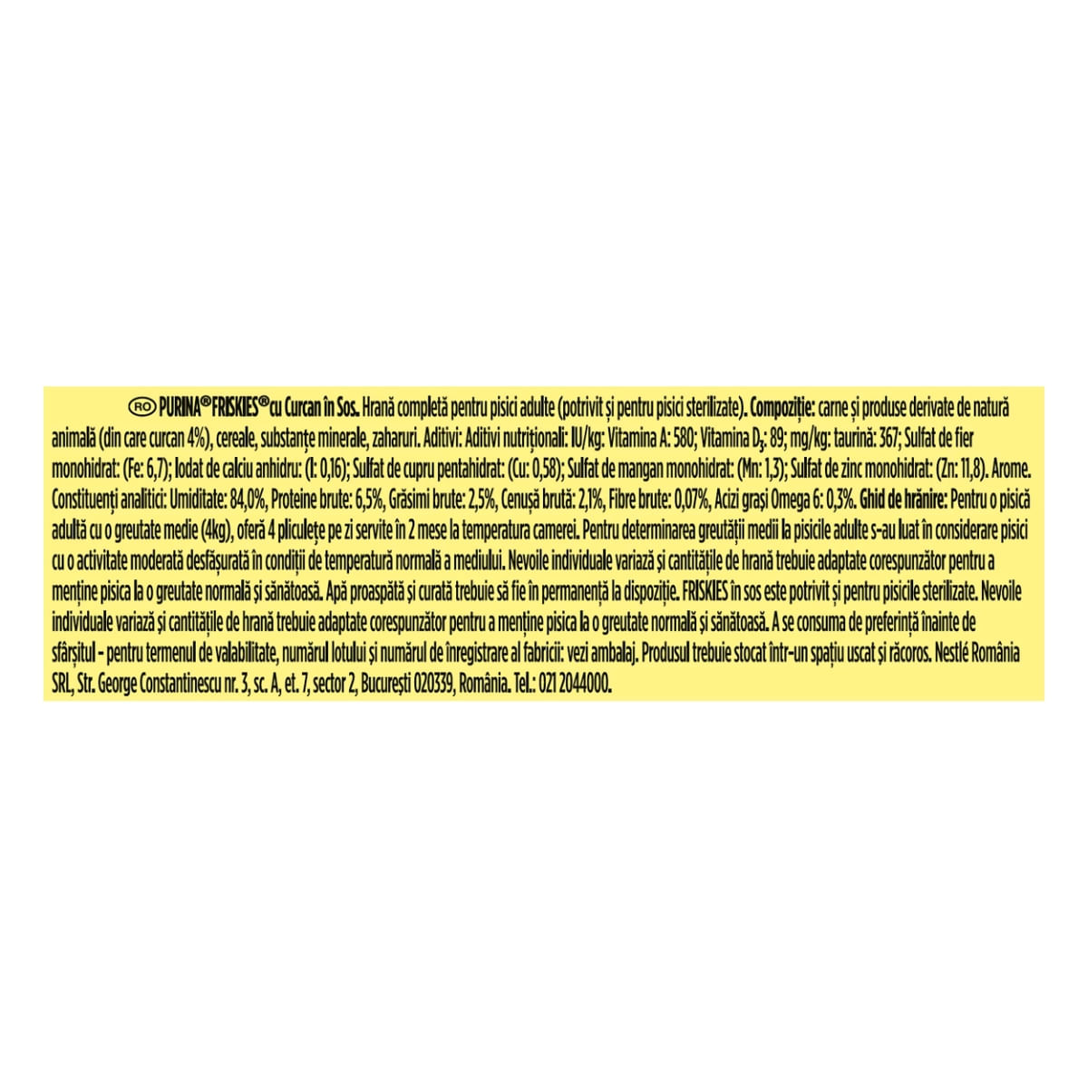 PURINA Friskies Adult, Curcan, plic hrană umedă pisici, (în sos), 85g - poza 4