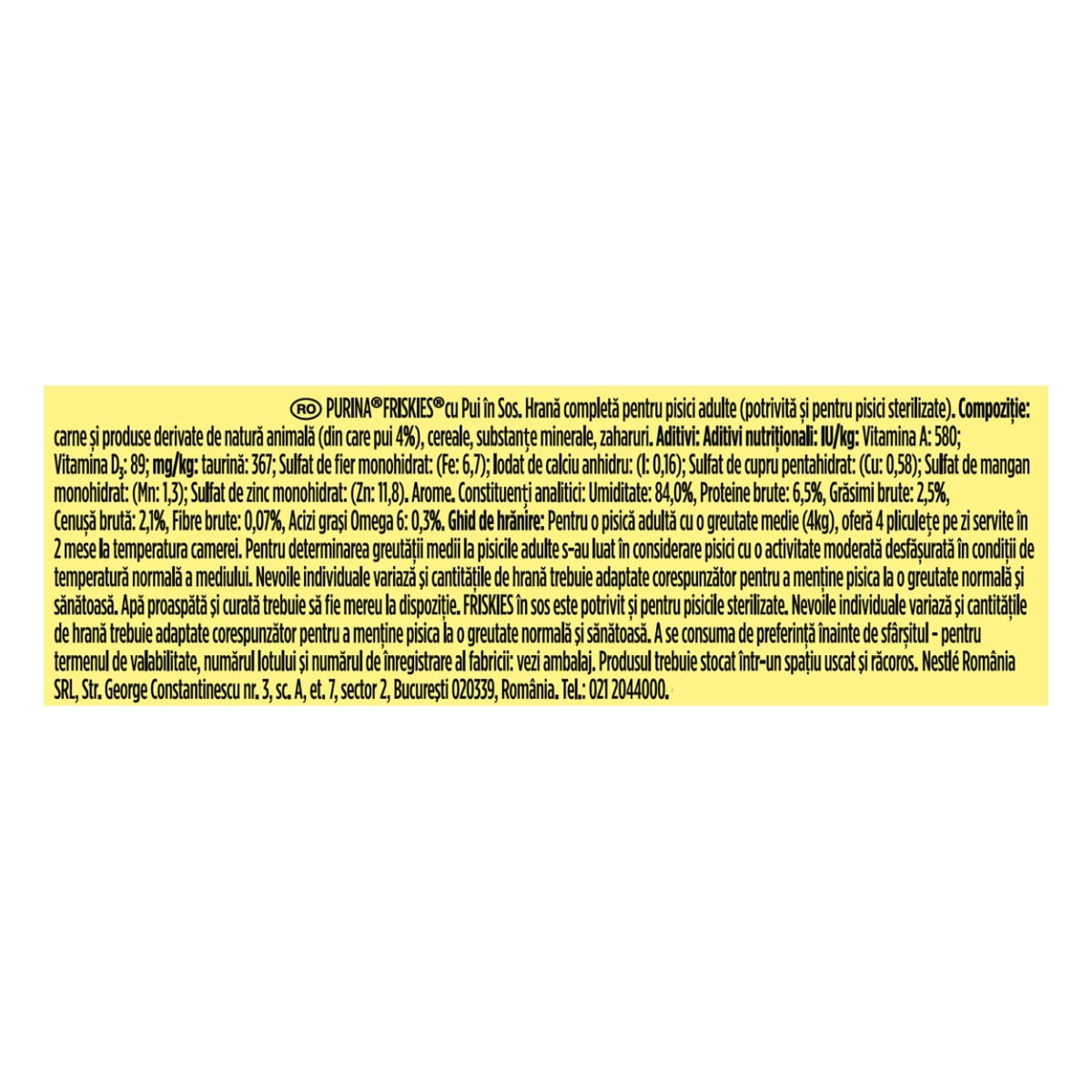 PURINA Friskies Adult, Pui, plic hrană umedă pisici, (în sos), 85g - poza 2
