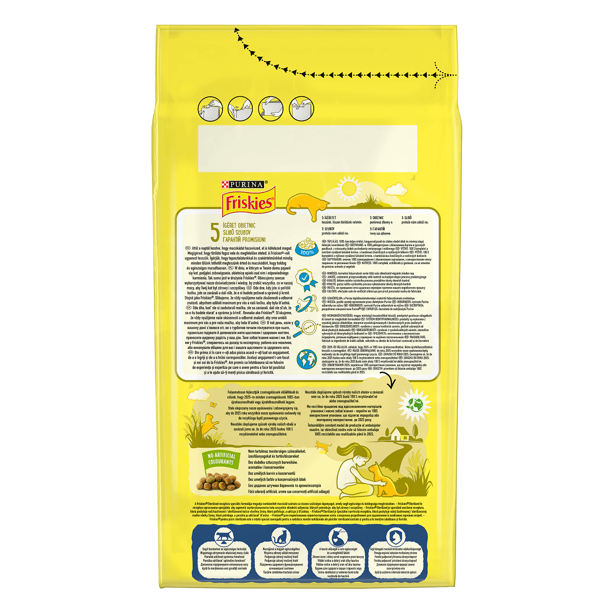 PURINA Friskies Adult Sterilised, Somon cu Legume, hrană uscată pisici sterilizate, 1.5kg - poza 3