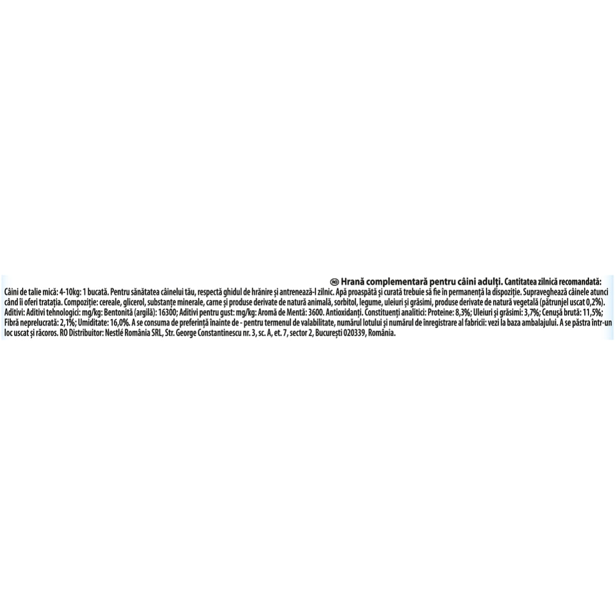 PURINA Friskies Dental Fresh Small, recompense câini de talie mică, batoane, 110g - poza 4