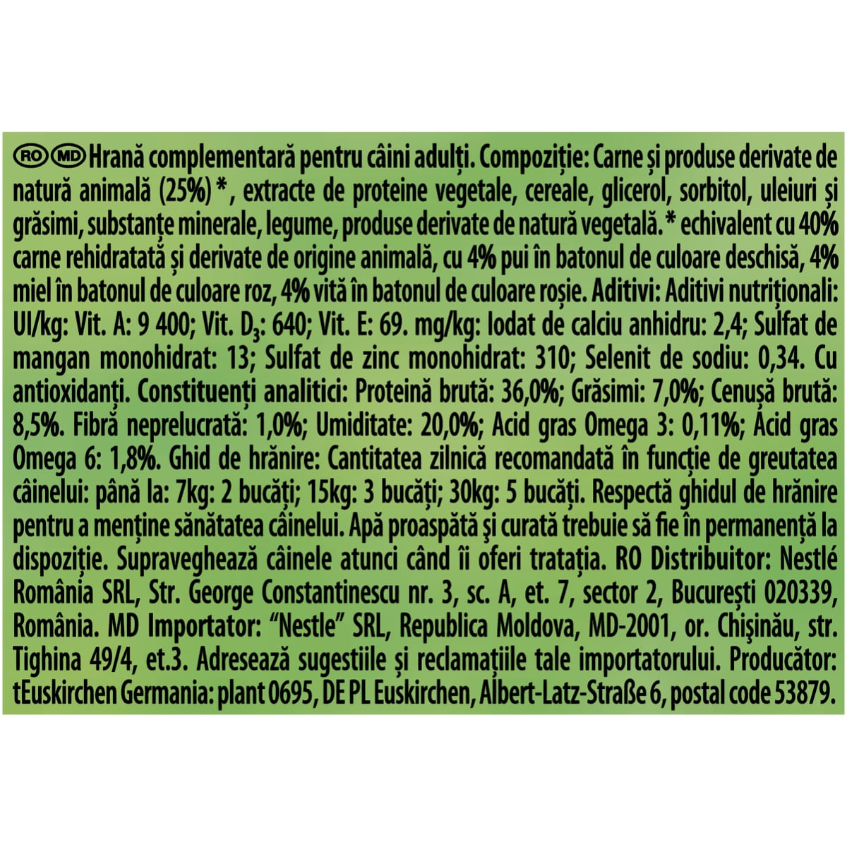 PURINA Friskies Picnic Variety, Vită, Pui și Miel, recompense câini, batoane, 126g - poza 3