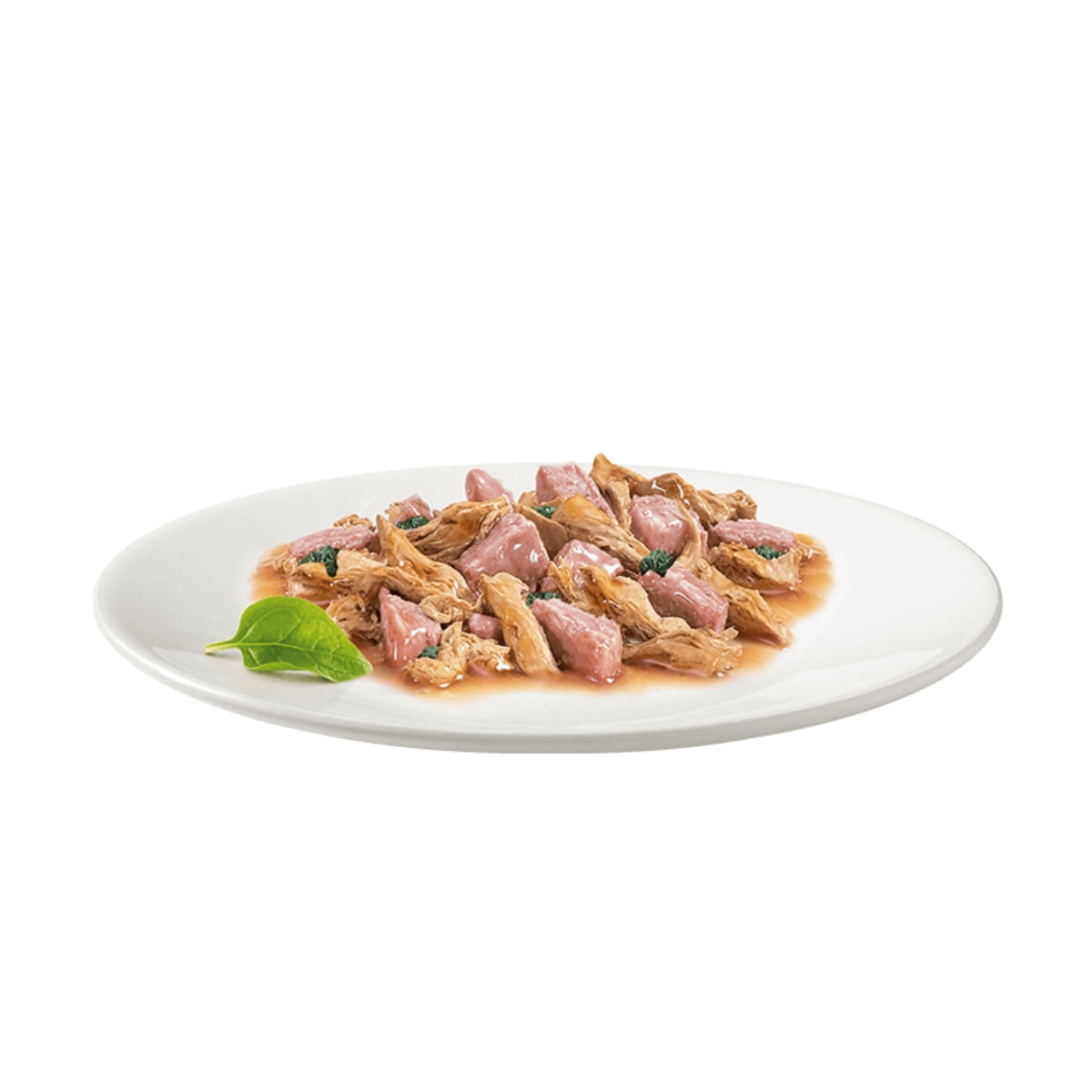 PURINA Gourmet Gold Double Pleasure, Pește oceanic cu Spanac, conservă hrană umedă pisici, (în sos), 85g - poza 2