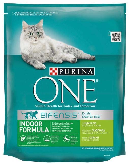 PURINA ONE Hrană uscată pentru pisici Adulte INDOOR, cu Curcan