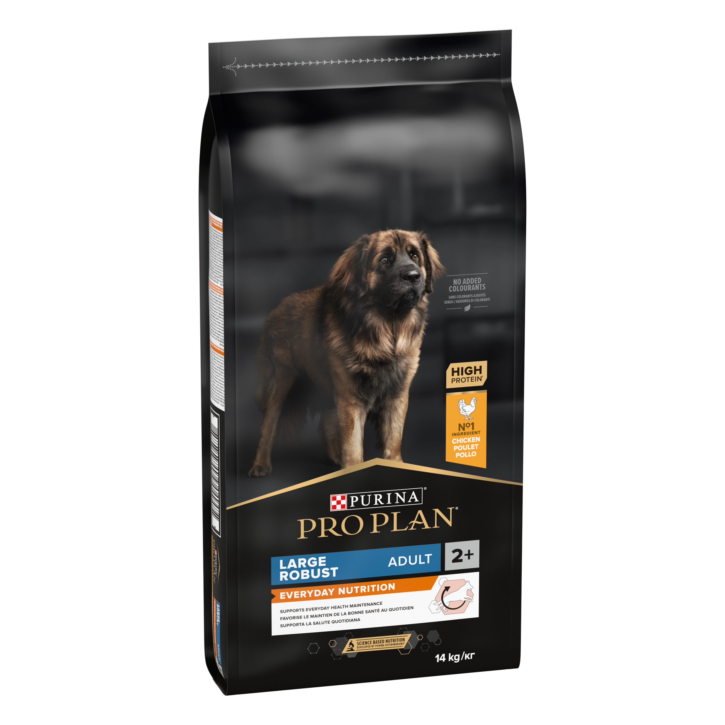 PURINA PRO PLAN ADULT Everyday Nutrition, Talie Mare Robustă, Pui, 10 kg
