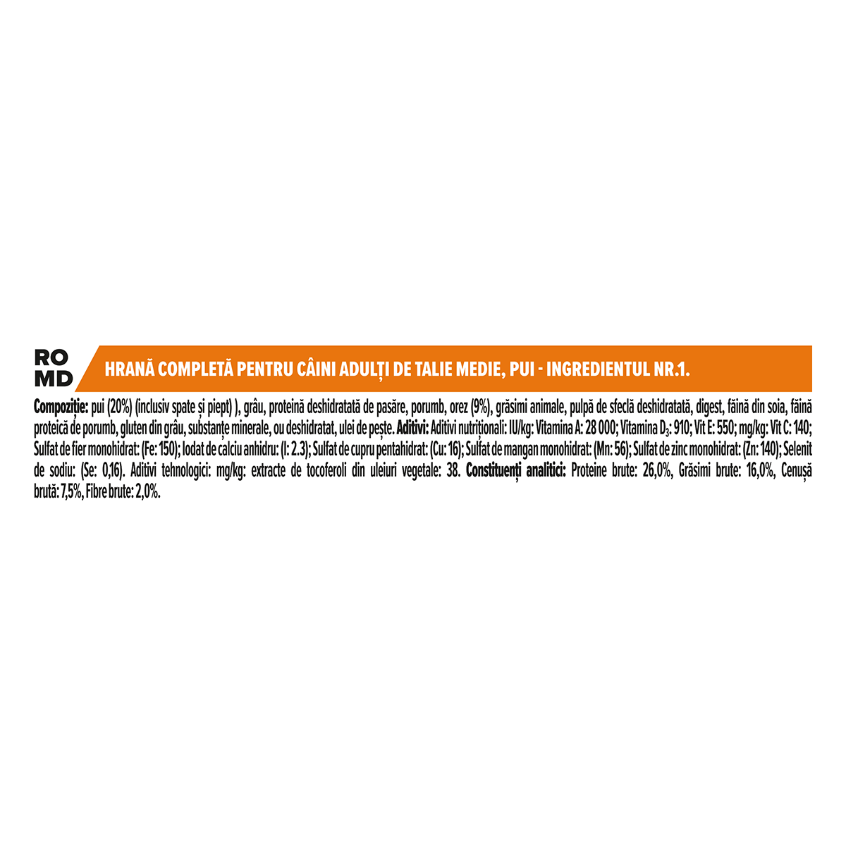 PURINA Pro Plan Adult M, Pui, hrană uscată câini, 3kg - poza 2