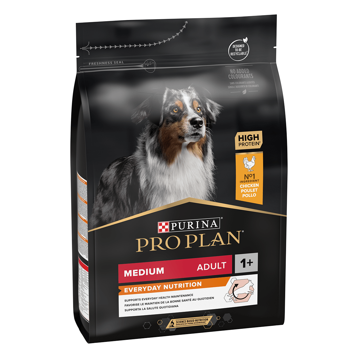 PURINA Pro Plan Adult M, Pui, hrană uscată câini, 3kg - poza 5