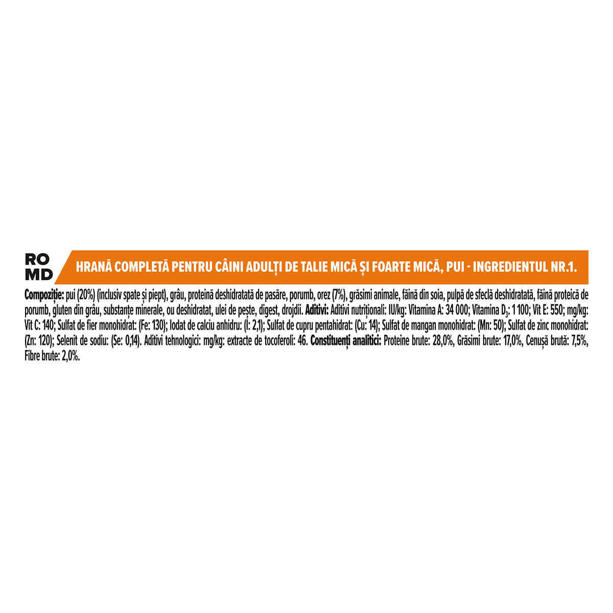 PURINA Pro Plan Adult S, Pui, hrană uscată câini, 3kg - poza 3