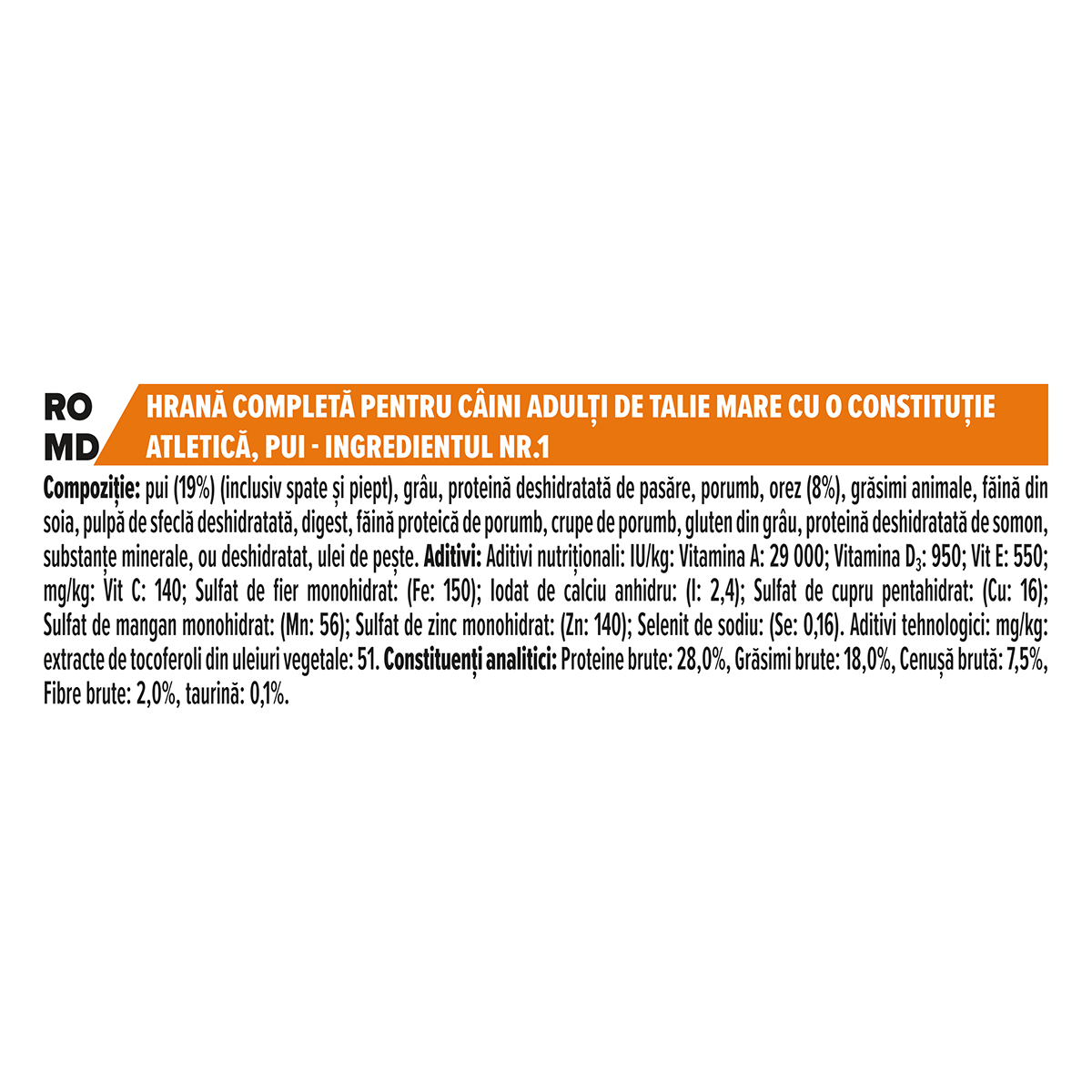 PURINA Pro Plan Athletic Adult L, Pui, hrană uscată câini, constituție atletică, 14kg - poza 5