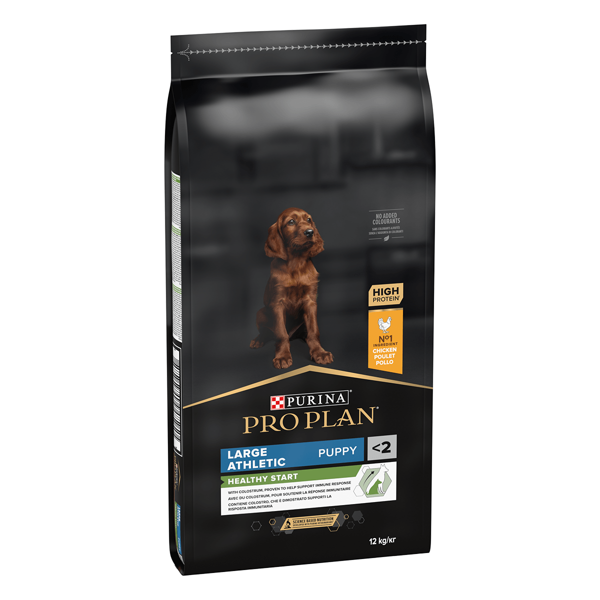 PURINA Pro Plan Athletic Puppy L, Pui, hrană uscată câini junior, constituție atletică, 12kg - poza 1
