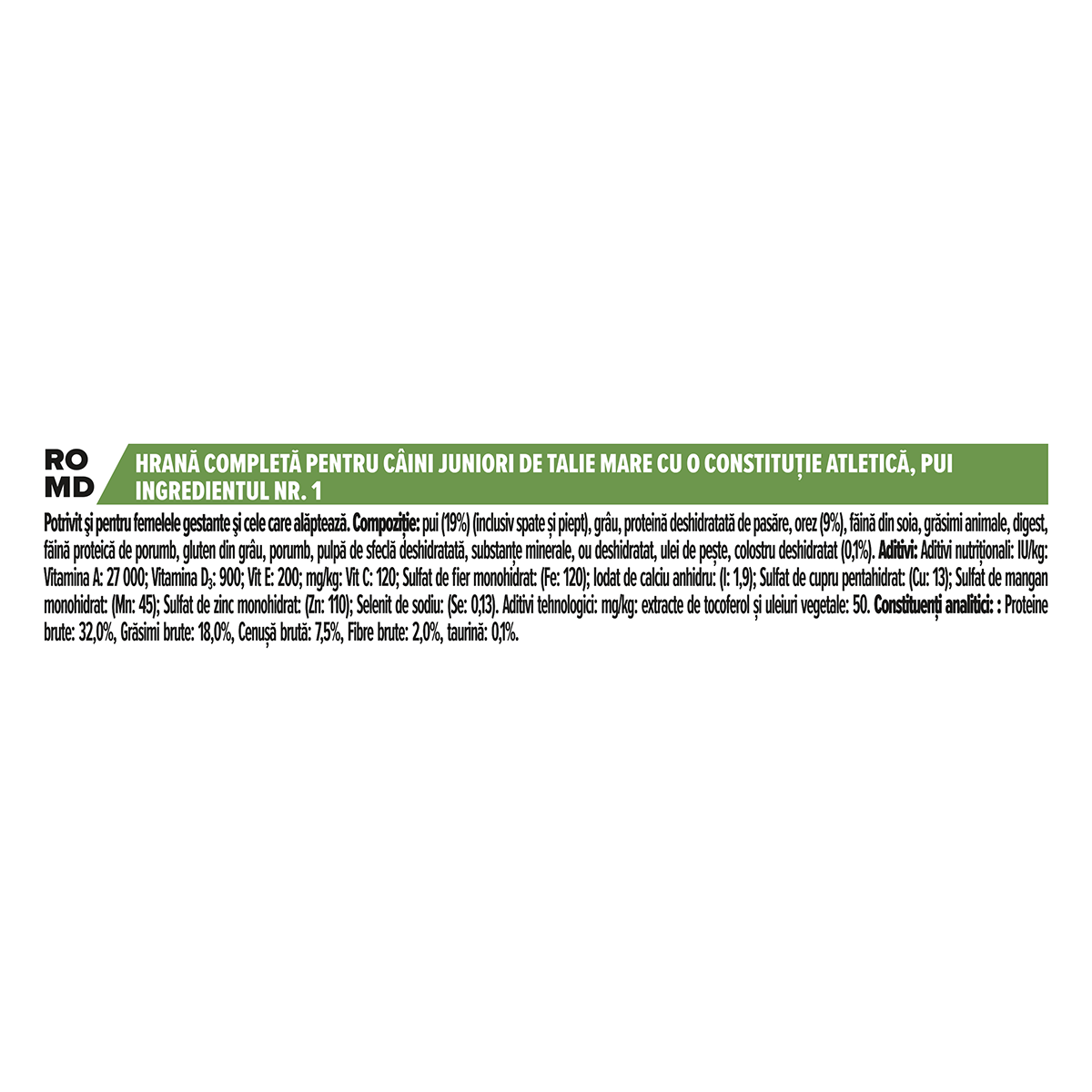 PURINA Pro Plan Athletic Puppy L, Pui, hrană uscată câini junior, constituție atletică, 3kg - poza 3