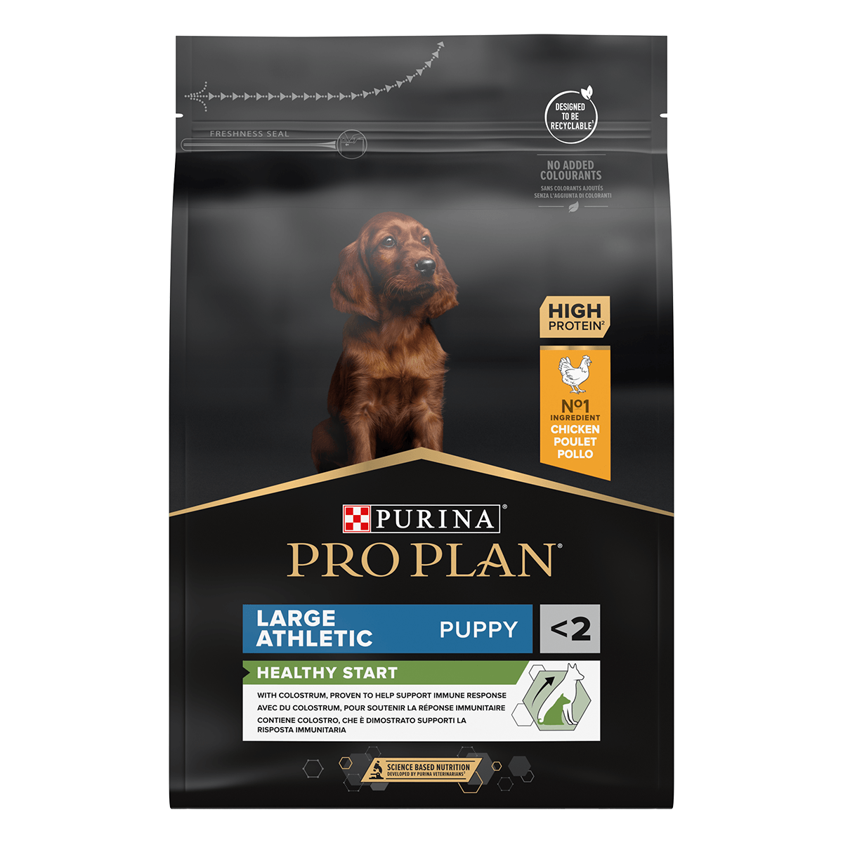 PURINA Pro Plan Athletic Puppy L, Pui, hrană uscată câini junior, constituție atletică, 3kg - poza 5