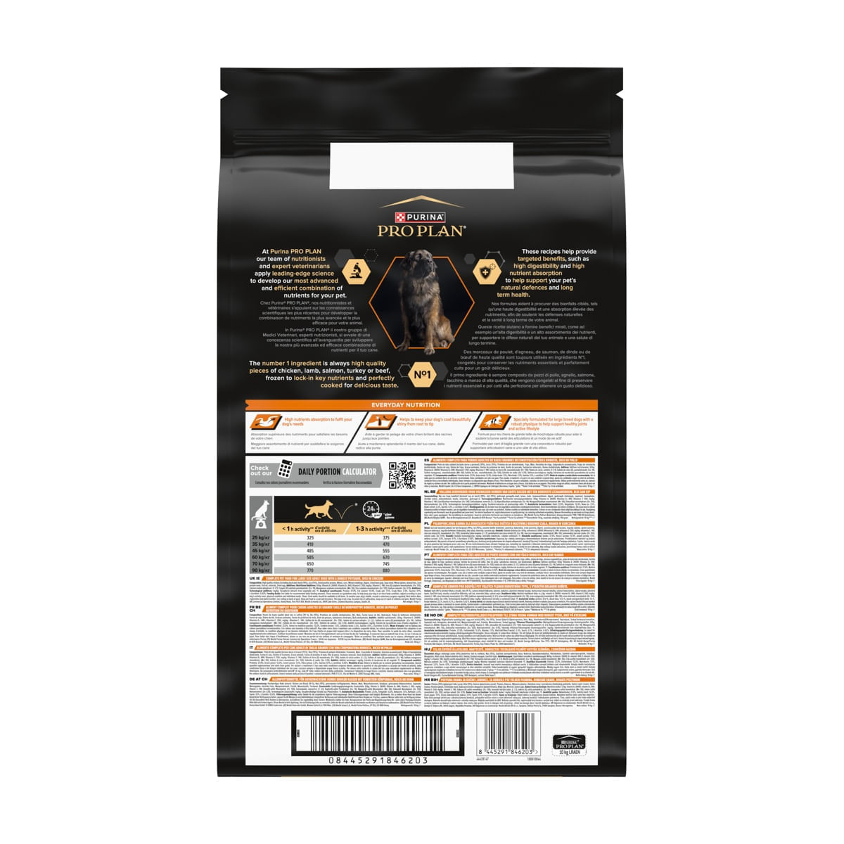 PURINA Pro Plan Everyday Nutrition Large Robust, L-XL, Pui, hrană uscată câini, 10kg - poza 4