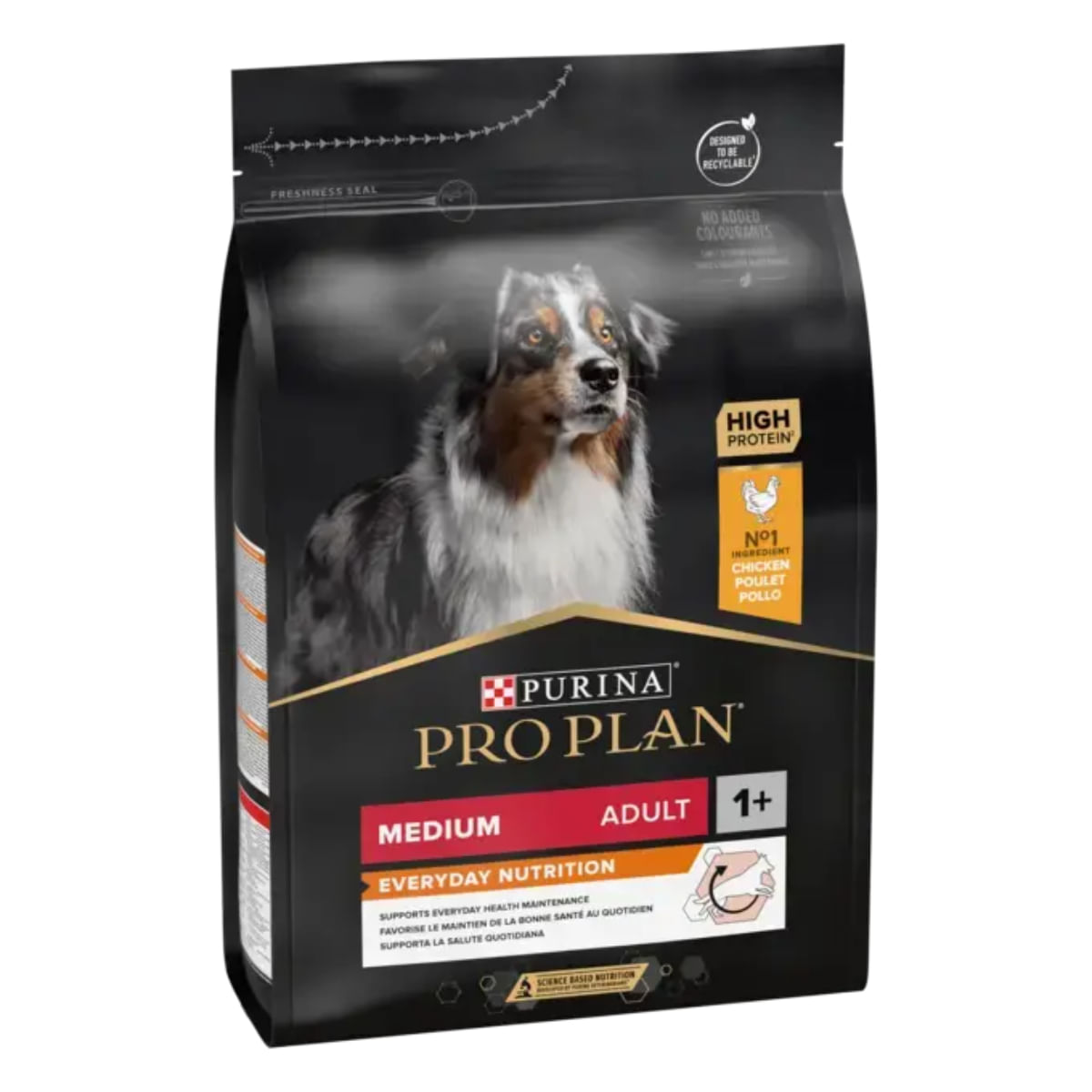PURINA Pro Plan Everyday Nutrition Medium Adult, M, Pui, hrană uscată câini, 10kg - poza 3