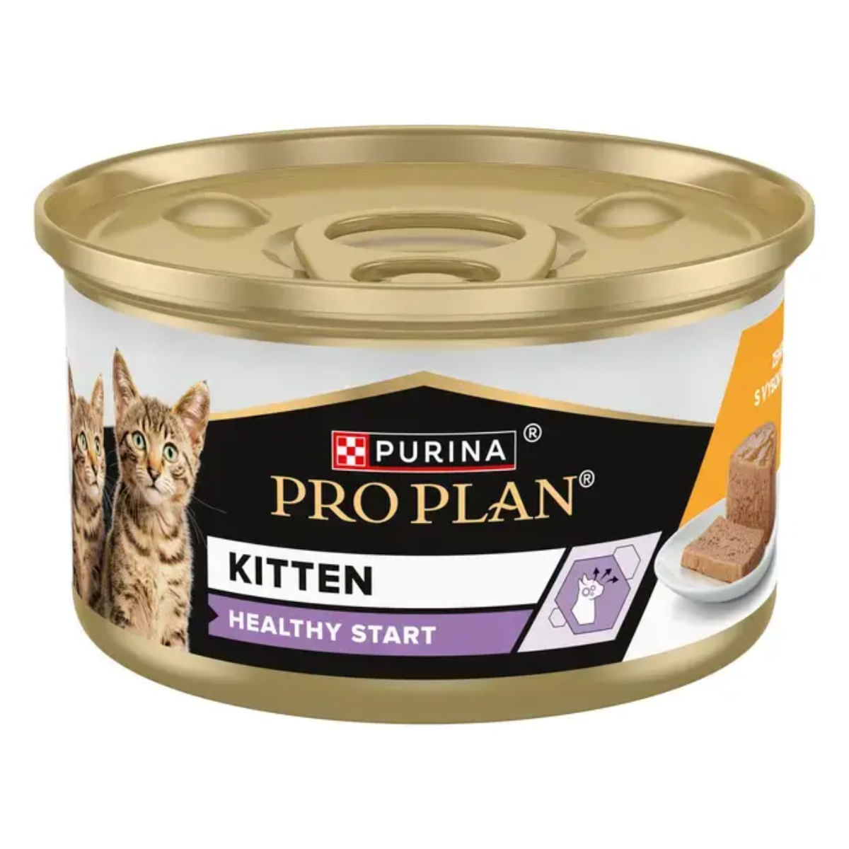 PURINA Pro Plan Healthy Start Kitten, Pui, conservă hrană umedă pisici junior, (pate), 85g - poza 1
