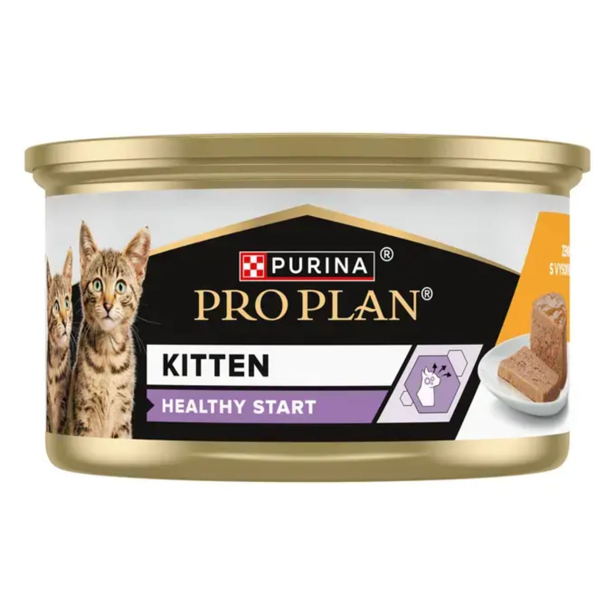 PURINA Pro Plan Healthy Start Kitten, Pui, conservă hrană umedă pisici junior, (pate), 85g - poza 3